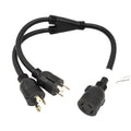 L5-30 Plug to L14-30 Receptacle Y Adapter Cord (3 FT) X57181