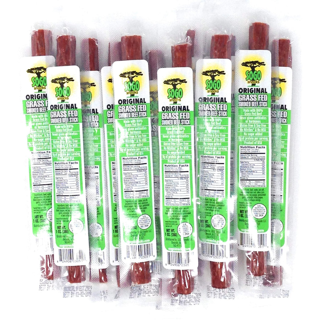 No Sugar 100% Grass-fed Non-GMO Beef Sticks 72 Count Z321