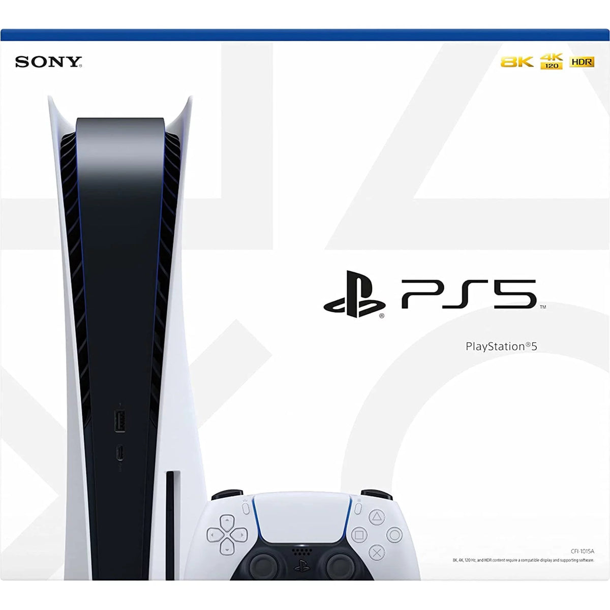 825GB Disc Console with Wireless Controller and Dual Charger Dock Z9707