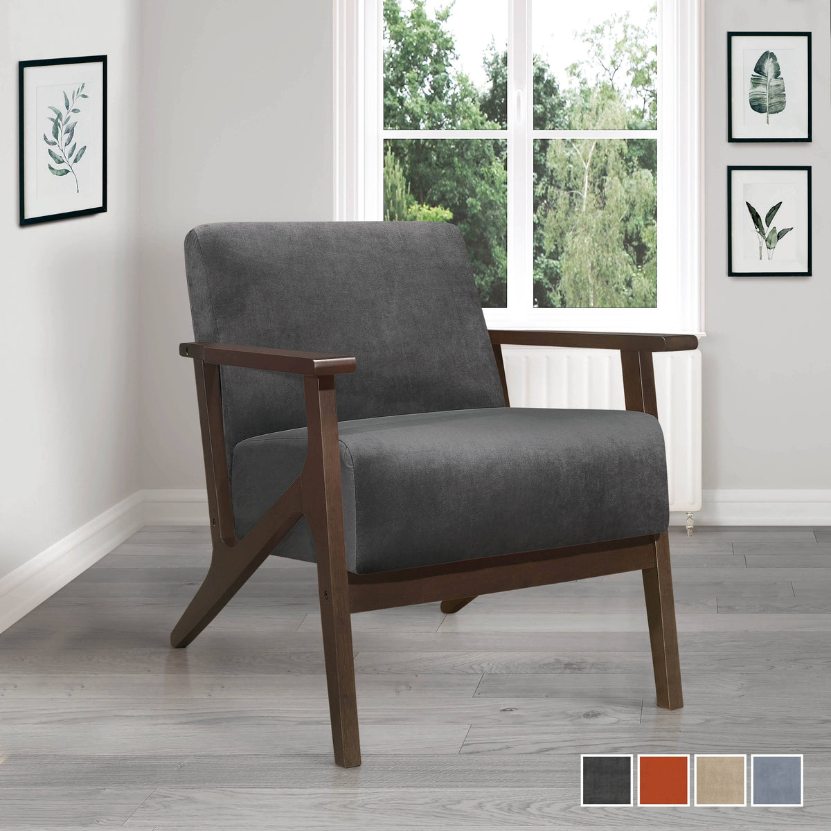 Light Brown Accent Chair S89515