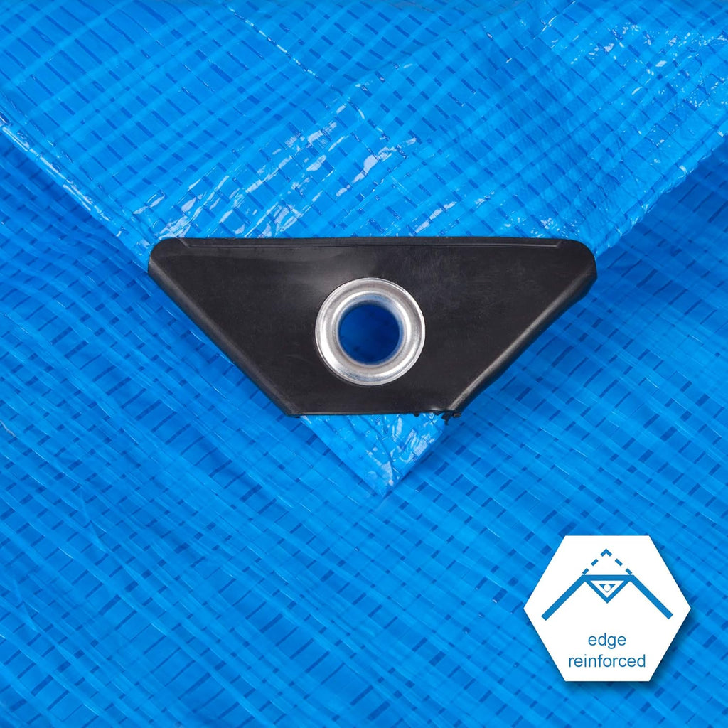 Blue 14 x 20 Feet Poly Tarp S91825