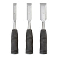 Wood Chisel Set with PVC Handles, 3-Piece F10576