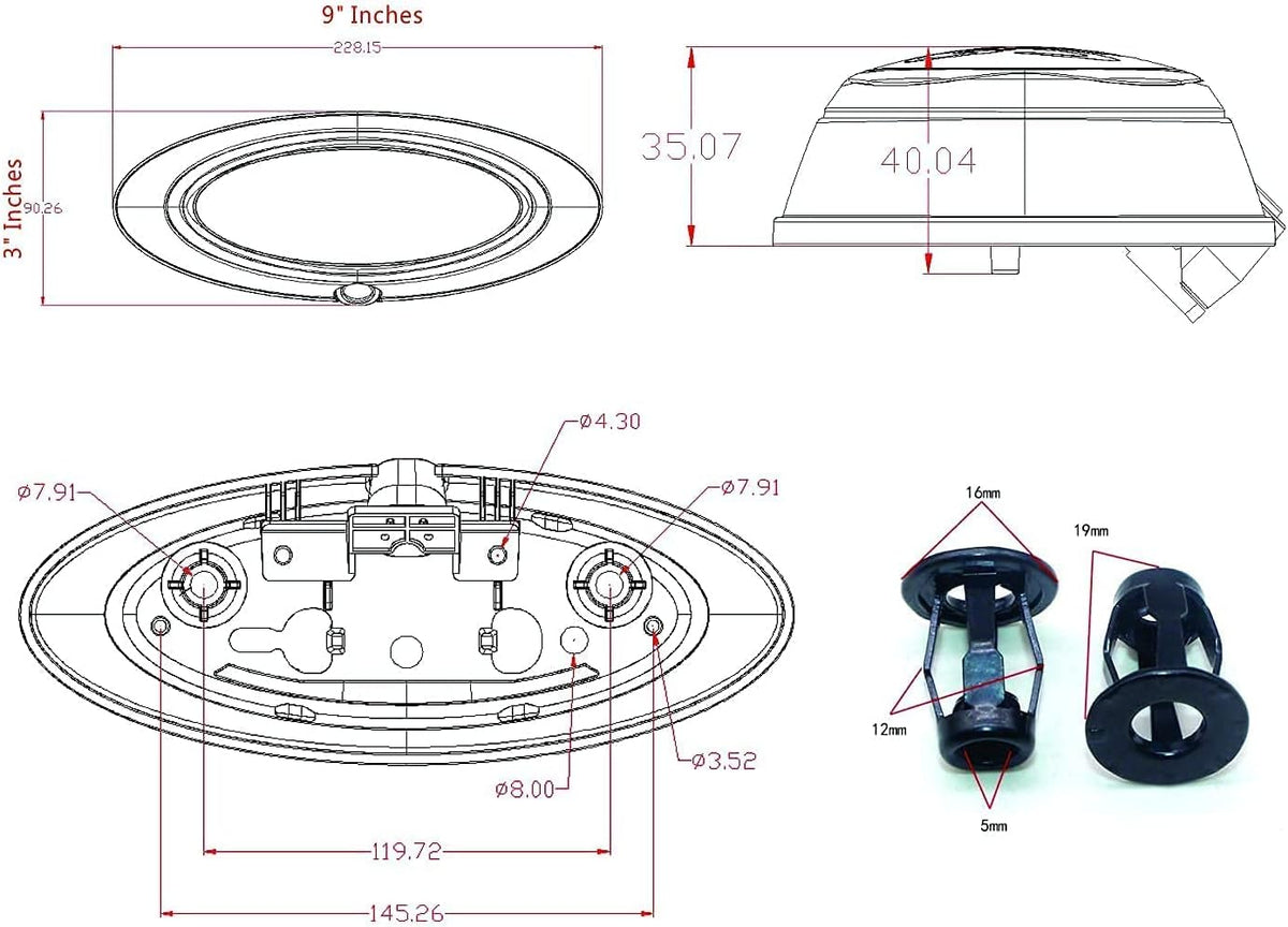 Replacement Emblem Reverse Backup Camera P73791