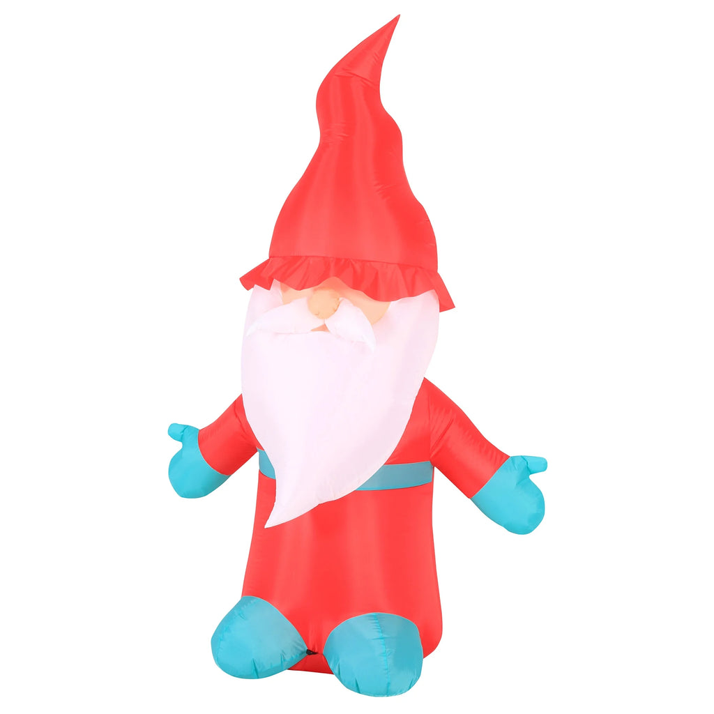 Red Inflatable Christmas Gnome 6 FT T5616