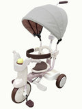 3-in-1 Folding Tricycle with Canopy White F9251