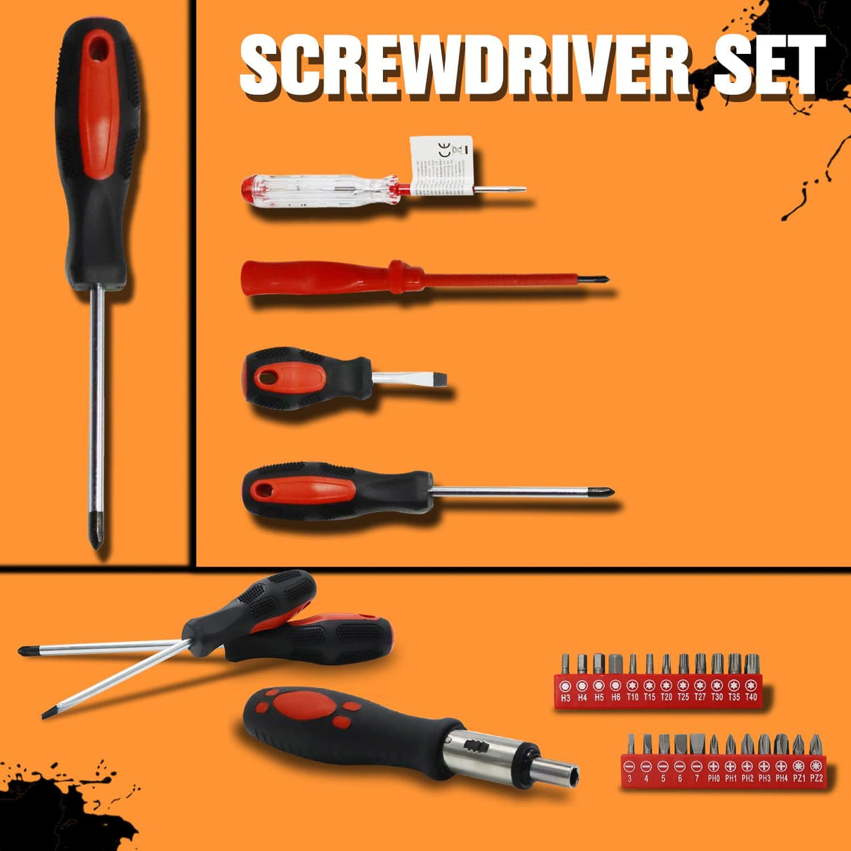 187-Piece Tool Kit with Wheels Tool Box J47461