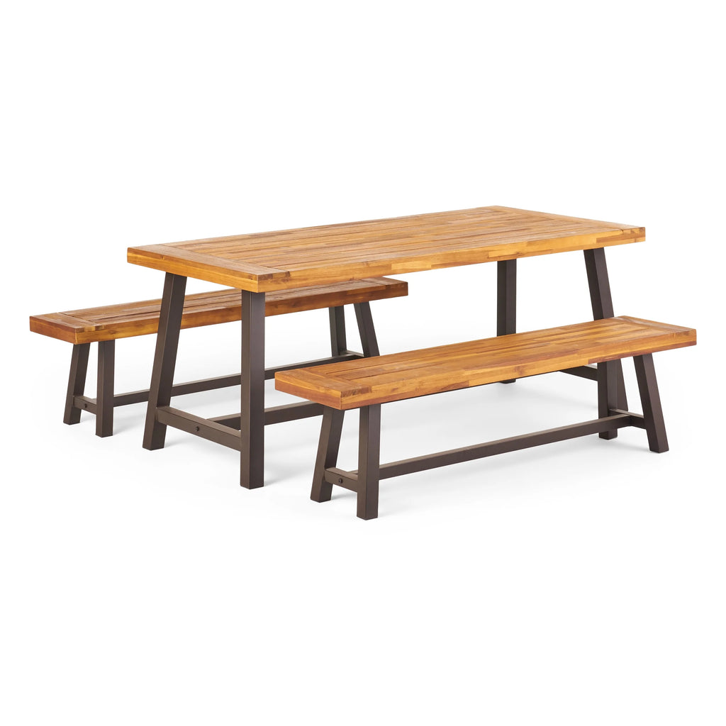 4 Seat Acacia Picnic Dining Set F4932