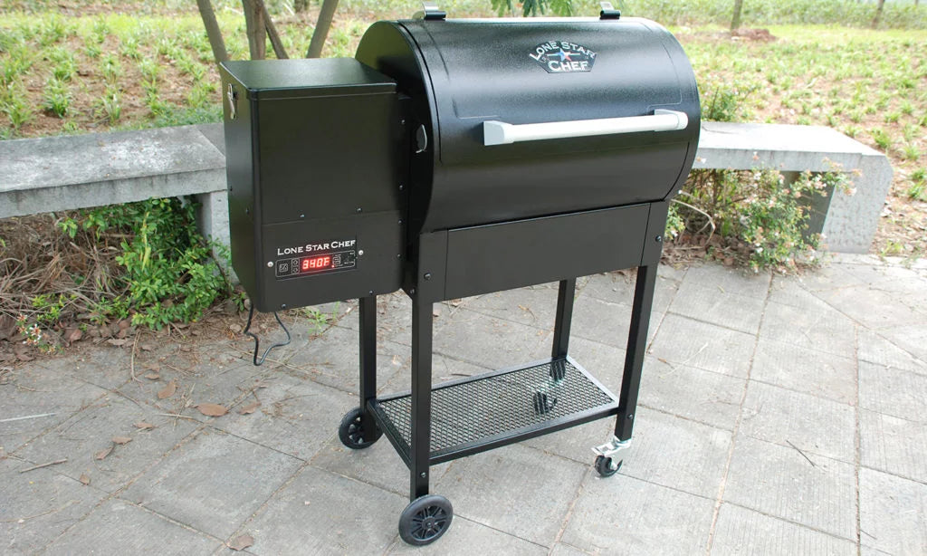 510 square inch Pellet Grill with Side Shelf Q505