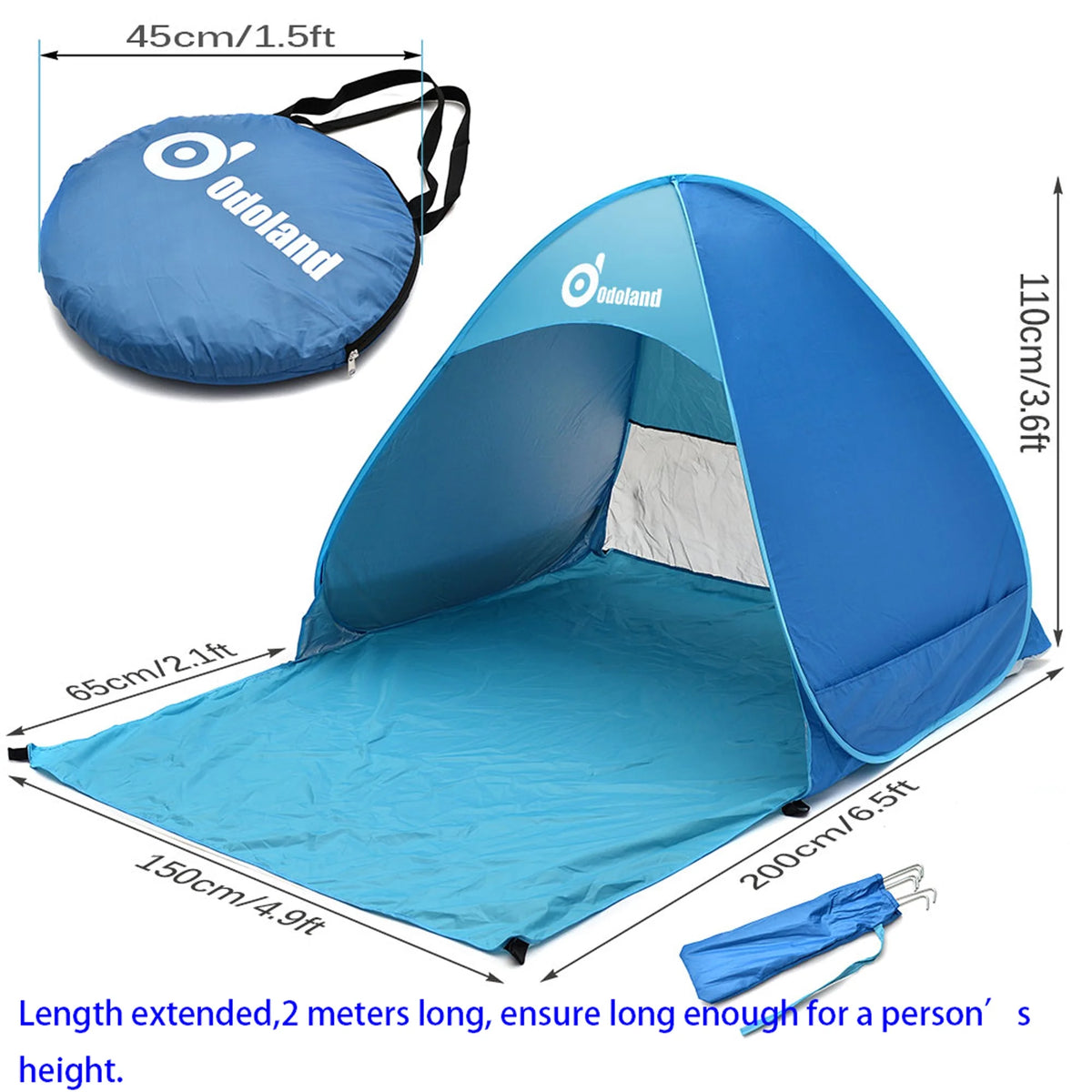 Automatic Pop Up Beach Tent G460966