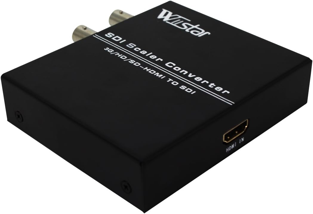 HDMI to SDI Audio Video Converter with Two SDI Outputs, 1080P, Black, Pack of 2 C164337