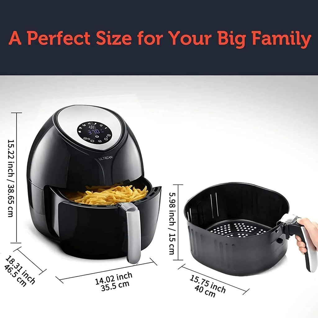 Large Air Fryer 8.5 Quart with Touch Screen (Black) U9885