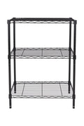 3-Tier Black Wire Shelving Rack M817009