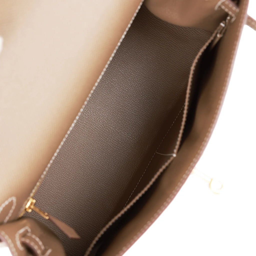 Kelly 28 Etoupe Epsom Handbag X943857