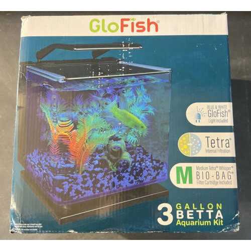 3 Gallon Aquarium Kit with LED Lighting and Filter M193106