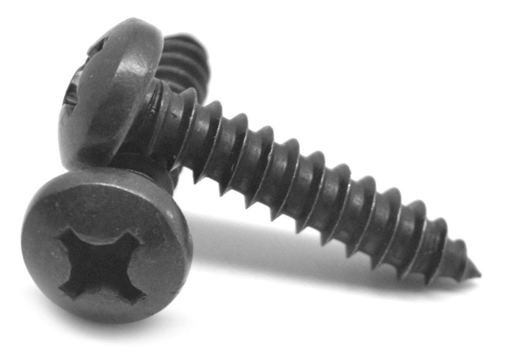 5/16 Sheet Metal Screw Phillips Pan Head Black Oxide A64337