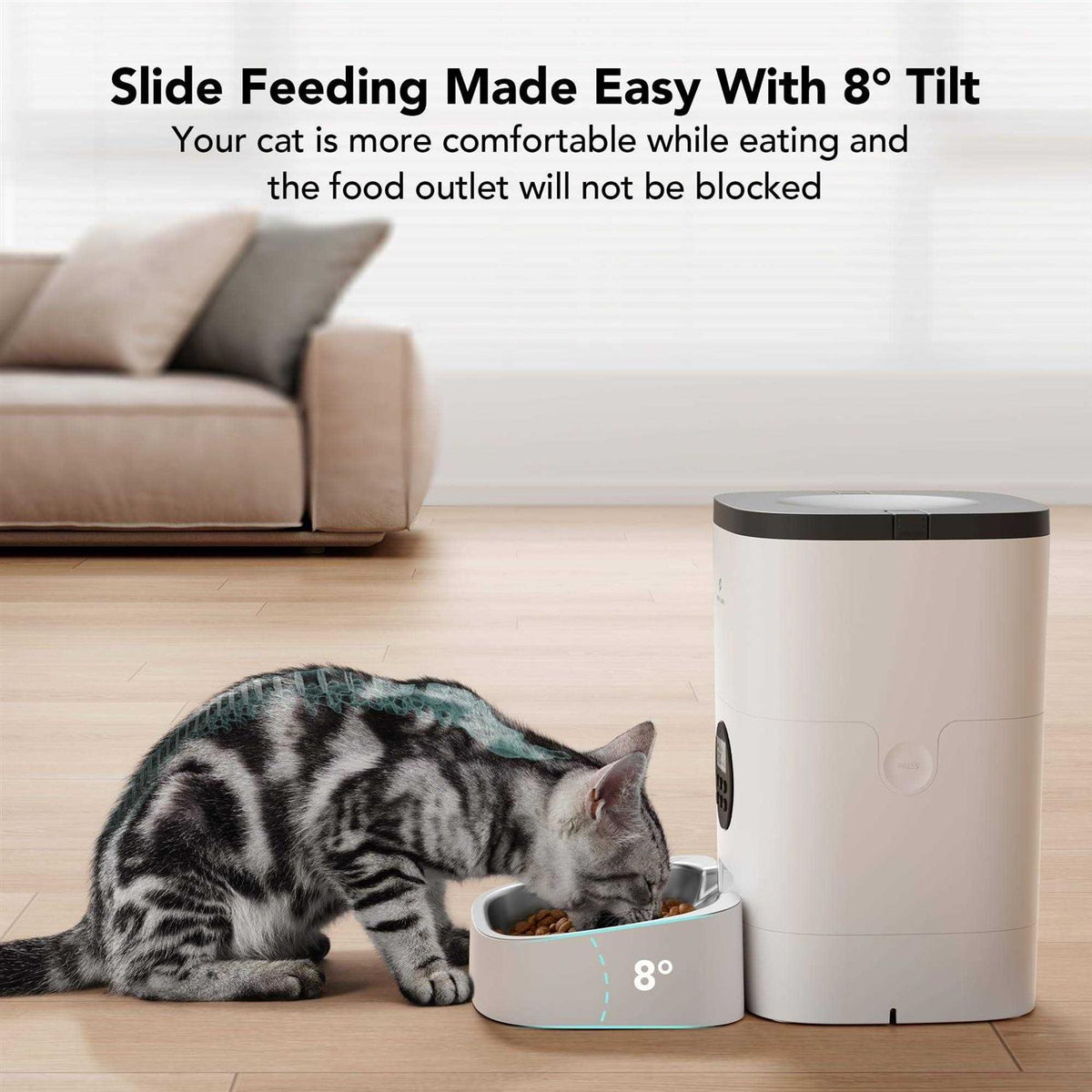 Automatic Cat Food Dispenser V658886
