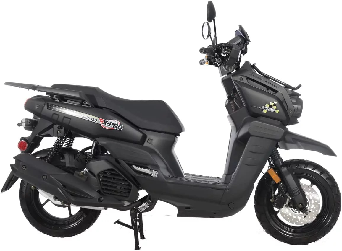 150cc Gas Moped Scooter with 12" Aluminum Wheels A470