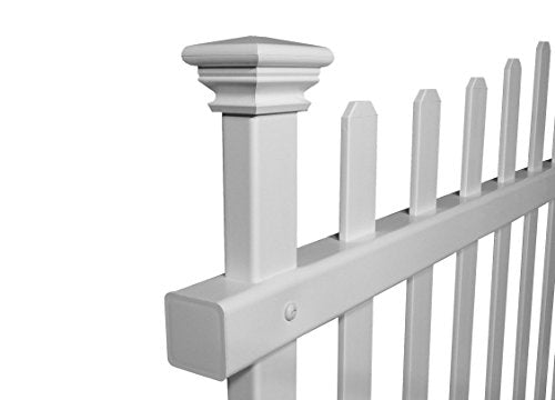White 40" W x 30" H Vinyl Accent Fence I105
