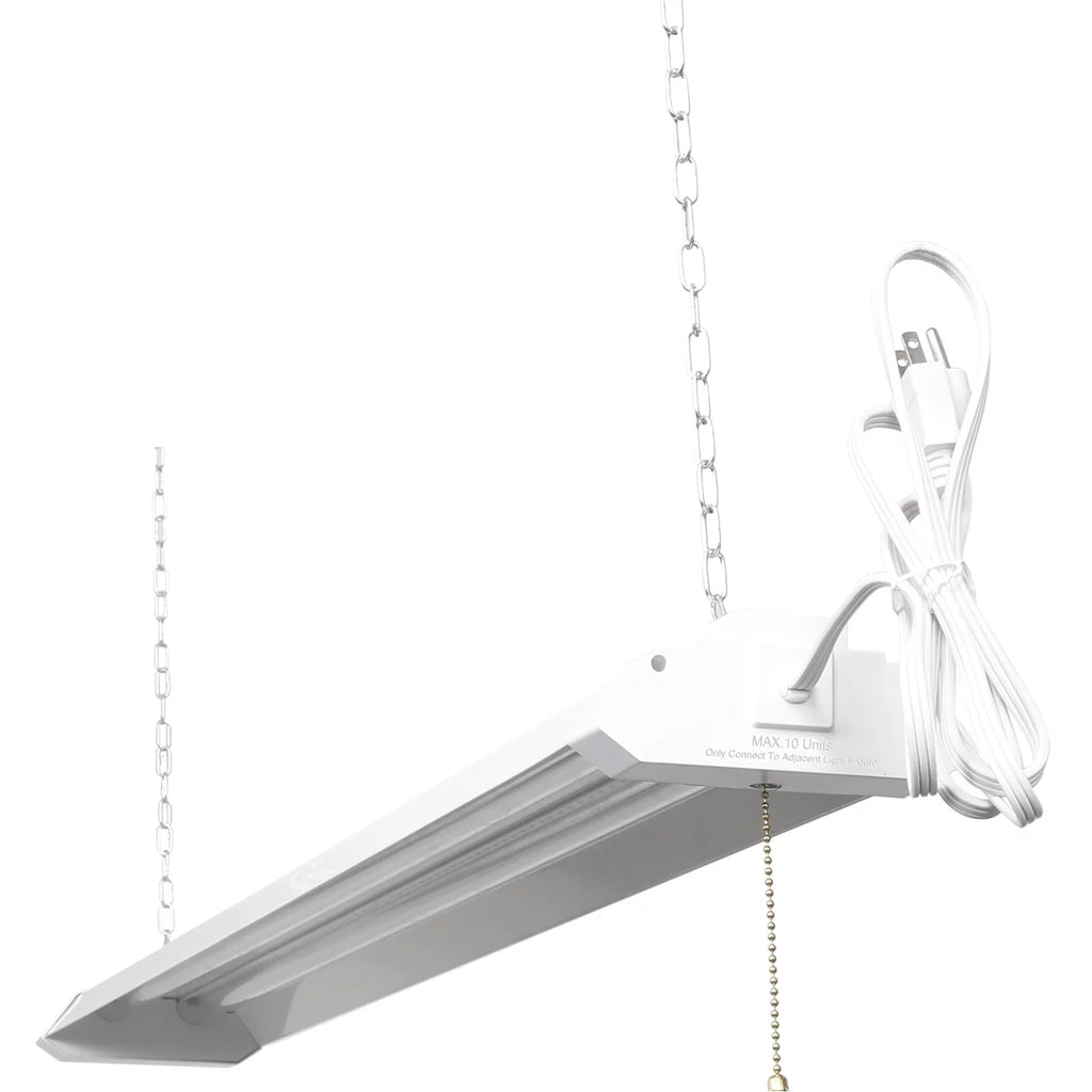 5000 Lumen Aluminum LED 4-Ft. Shop Light (2-Pack) M9735