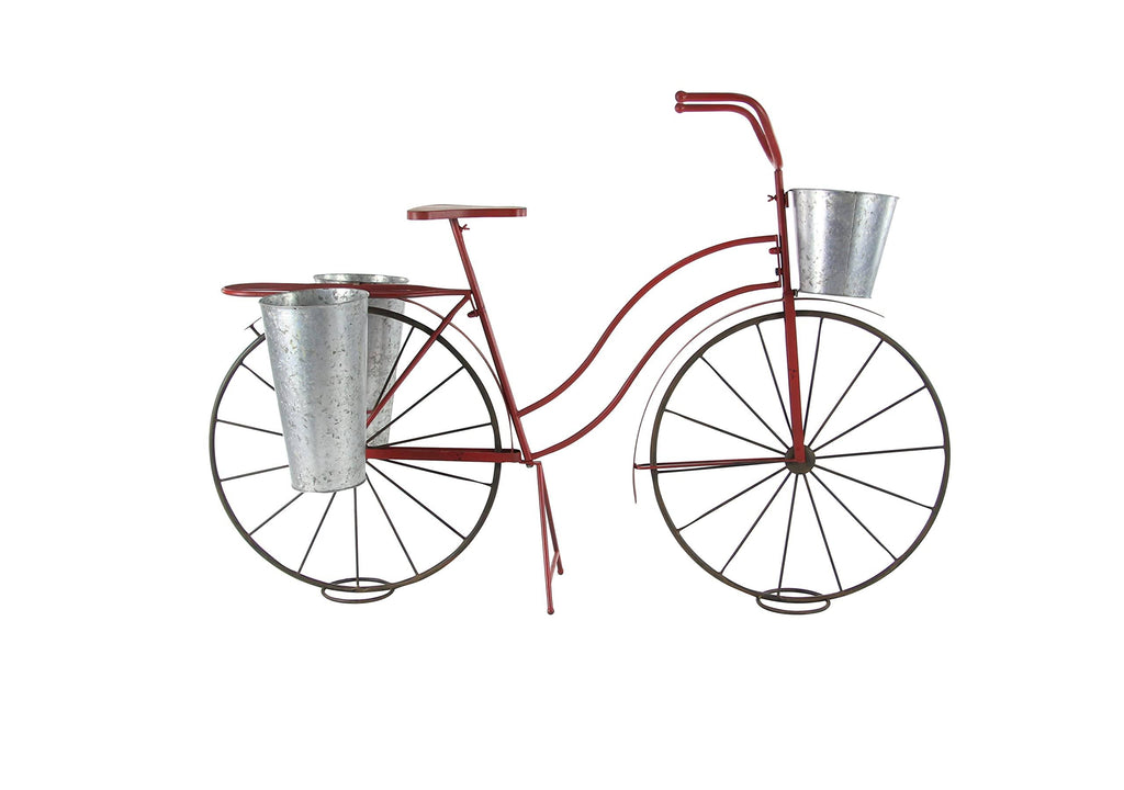 Vintage Red Bicycle Plant Stand L723381
