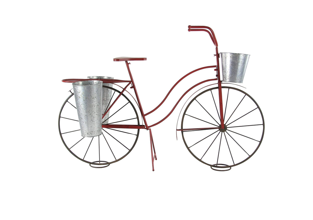 Vintage Red Bicycle Plant Stand L723381