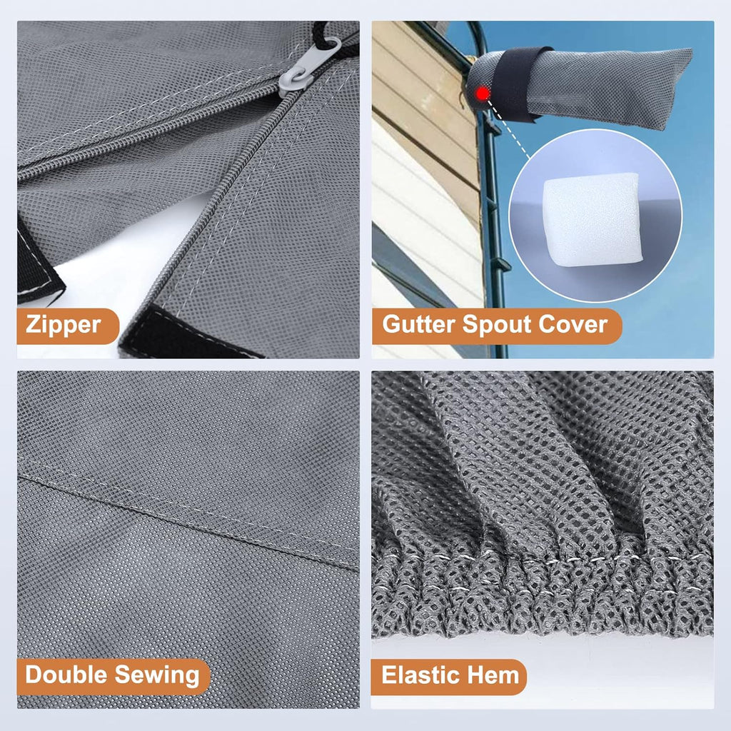 5 Layers Top 5th Wheel RV Cover Heavy Duty Camper Cover K11124