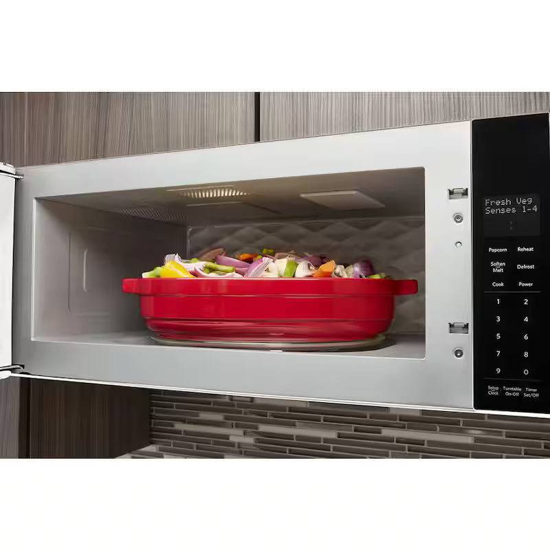 1.1 cu. ft. Low Profile Microwave Hood Combination in White J8627