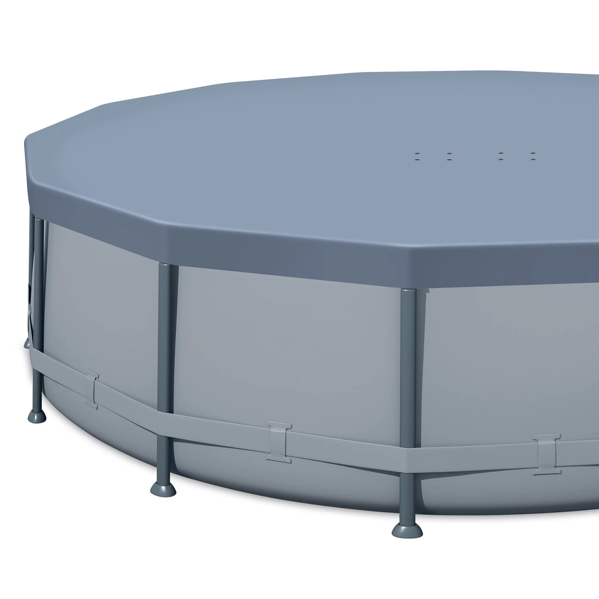 14 ft Round Metal Frame Above Ground Swimming Pool O718194