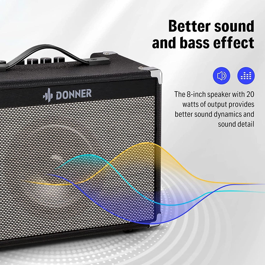 20W Electric Guitar Amplifier Combo with 8" Speaker I78257