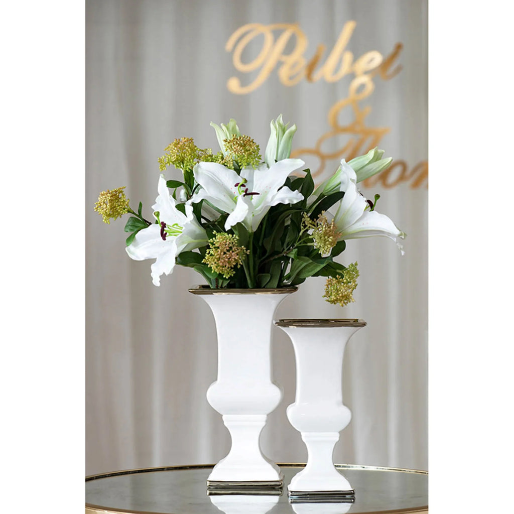 White Decorative Urn G163193