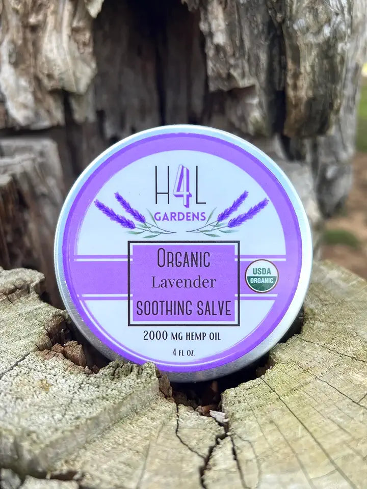 Certified Organic Soothing Salve with Hemp Oil Lavender Menthol O151794