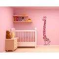 Kids Growth Chart Giraffe Wall Decal M283