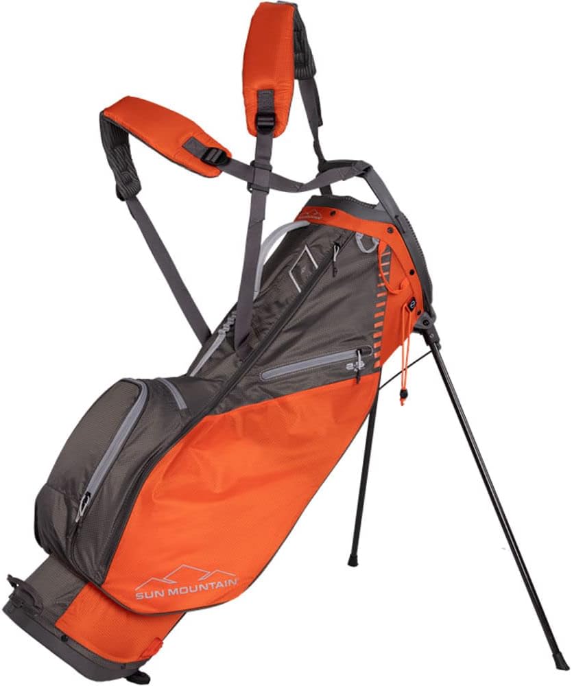 2.5+ Golf Stand Bag Charcoal Orange A4292