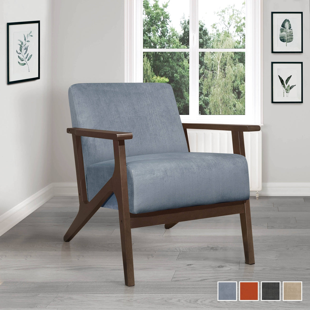 Light Brown Accent Chair S89515