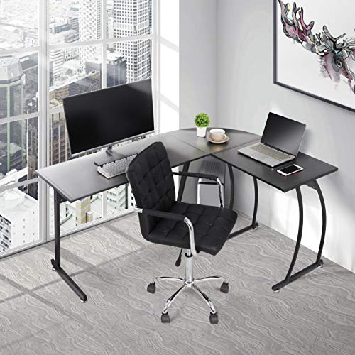 White L Shaped Corner Desk E64426