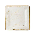 White 7x22 Melamine Square Plate M921