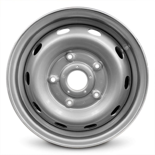 16 inch 5 Lug Silver Steel Wheel A65693