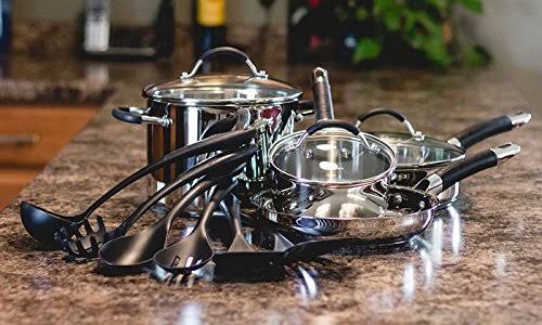 13-Piece Stainless-Steel Cookware Set D853085