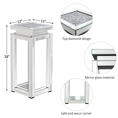 Mirrored End Table Coffee Table Side Table Q492