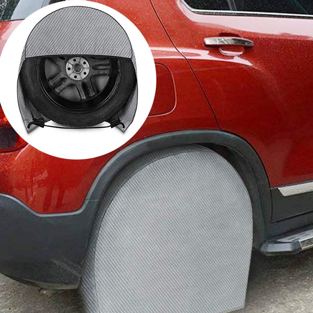 Set of 4 Extra Thick 5-ply Waterproof UV Coating Tire Covers S158564