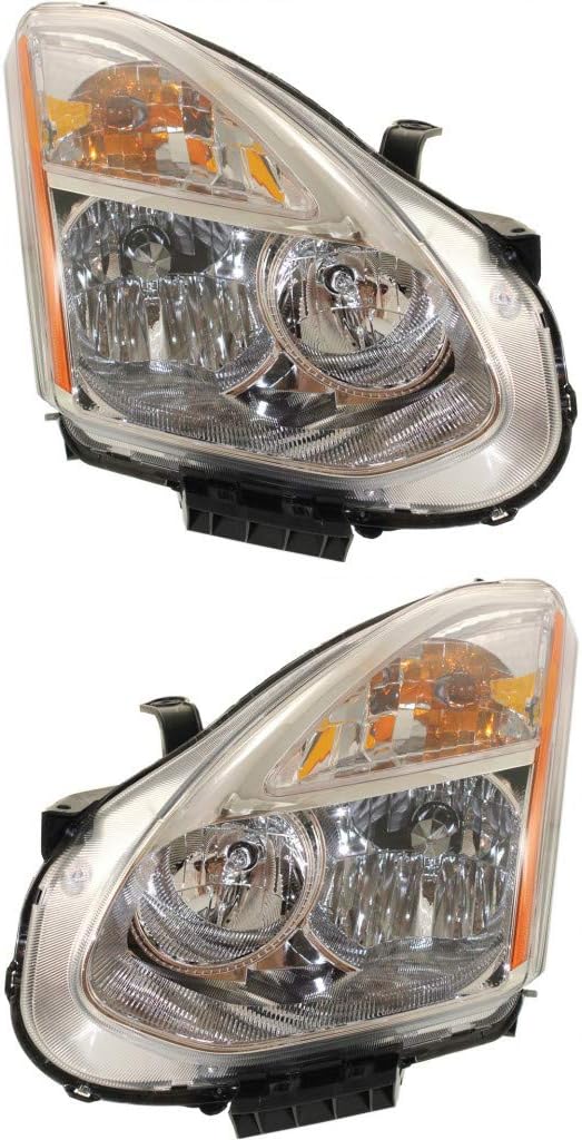 Nissan Rogue Headlight Assembly 2009 2010 Driver Side Halogen X5692