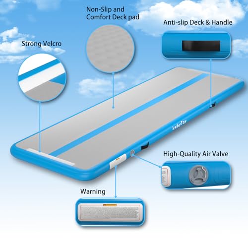 4 inches Thickness Inflatable Gymnastics Air Mat with Electric Air Pump Z481999
