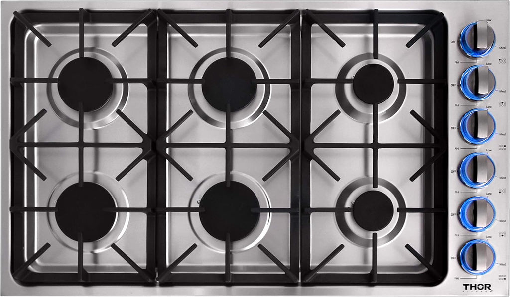 36-inch Drop-in Gas Cooktop with 6 Burners M5347