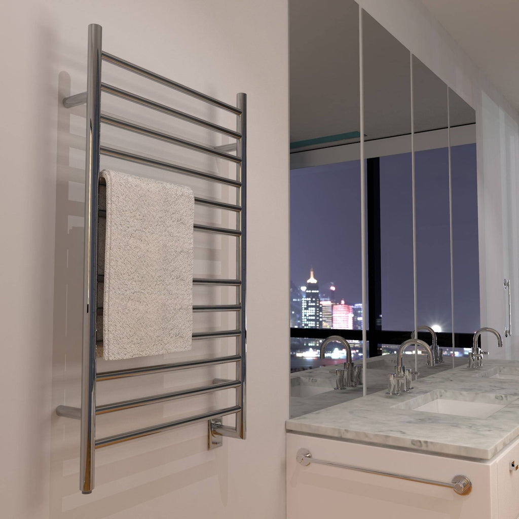 Polished Stainless Curved Towel Warmer X70927
