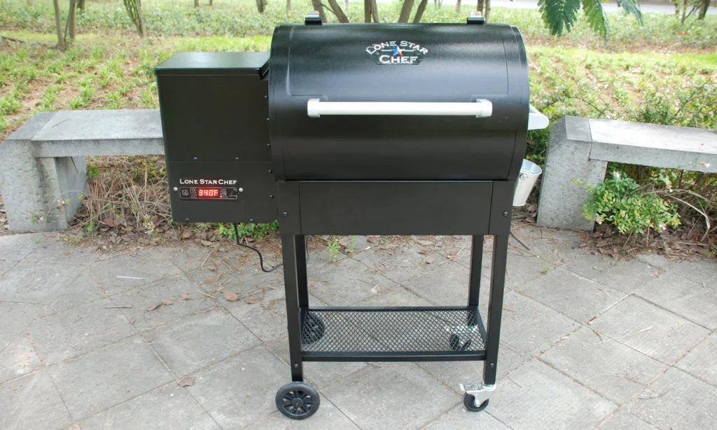 510 square inch Pellet Grill with Side Shelf Q505