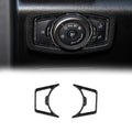 Carbon Fiber Headlight Switch Frame Trim Cover 2PCS V798