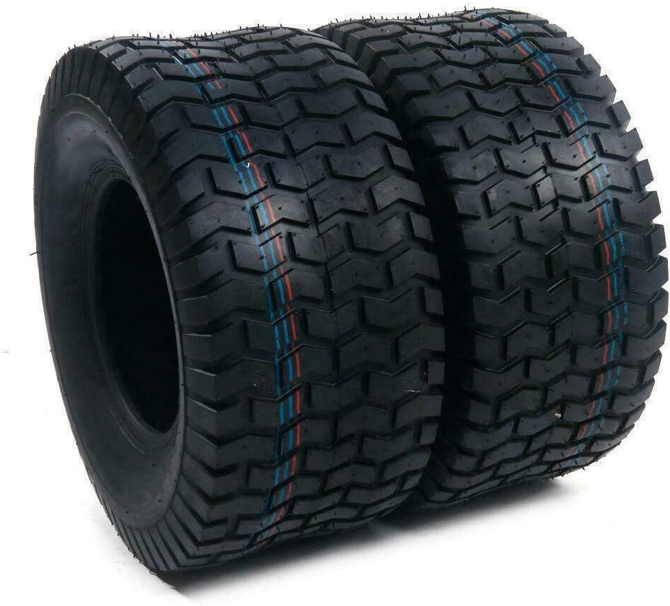 2Pcs 18 x 6.50-8 Tubeless Lawn Mower Tire N5390