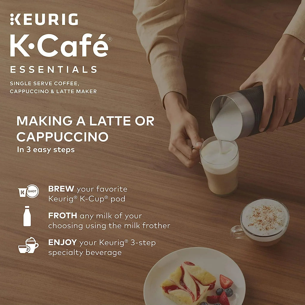Black Single Serve Coffee, Latte and Cappuccino Maker O307224