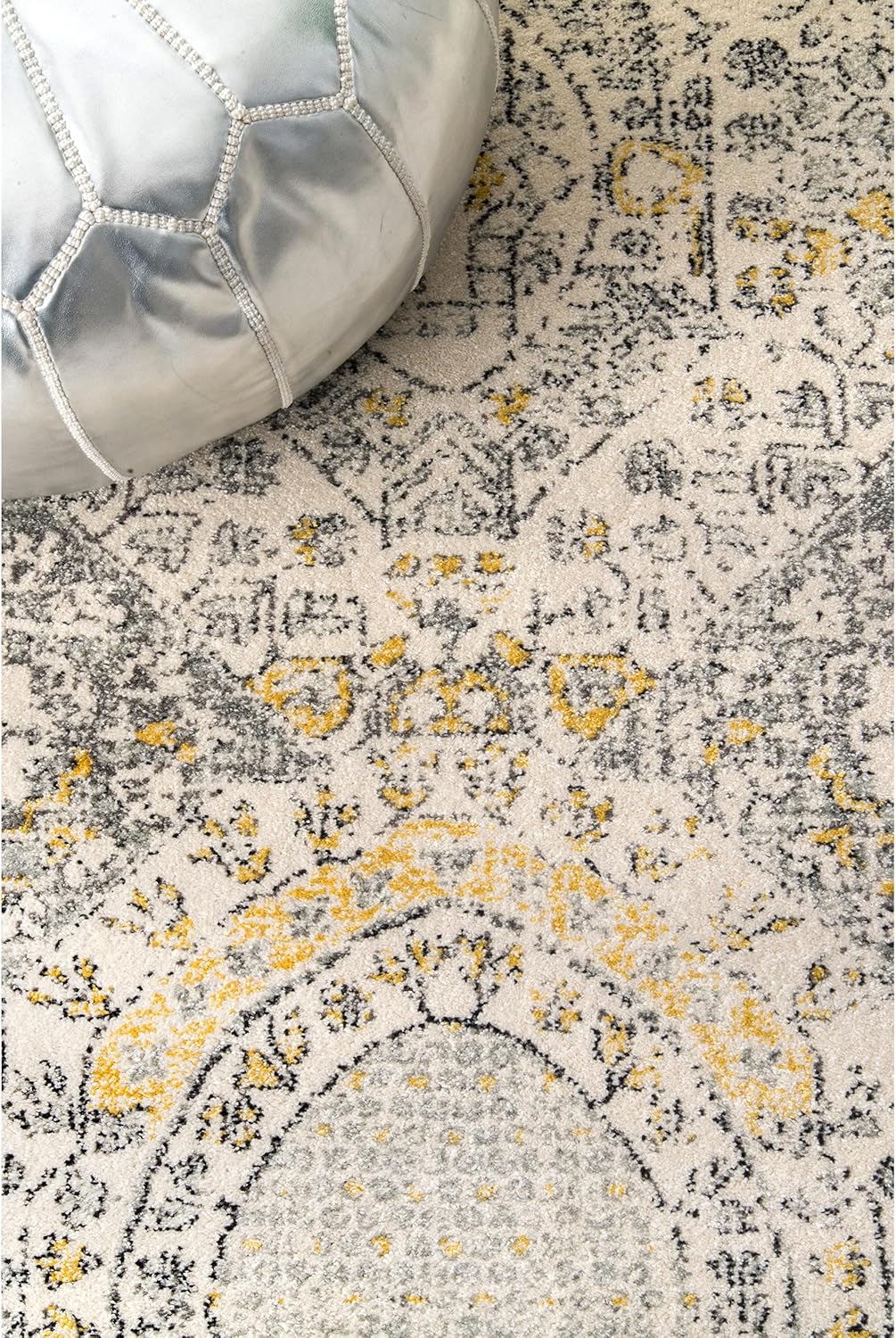 2x10 Runner Rug Gold/Off-White I28282