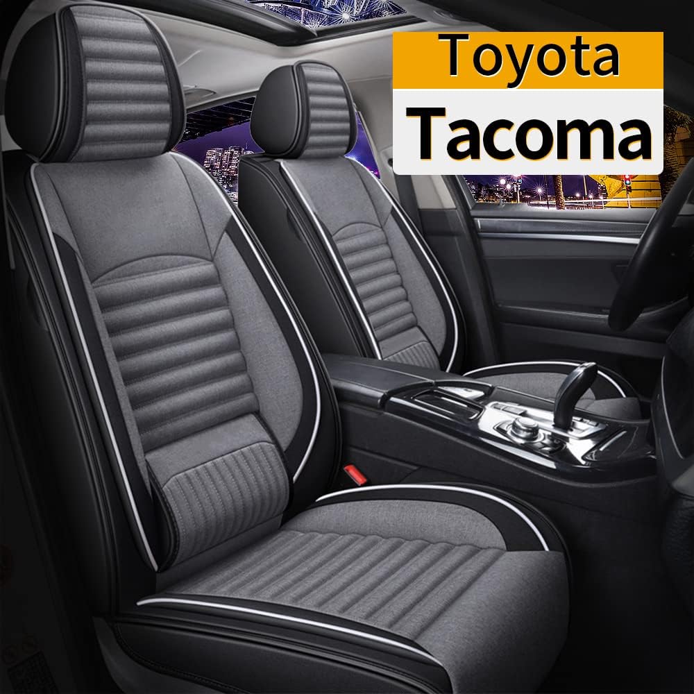 Car Seat Covers Full Set Linen Compatible with Airbag F35997